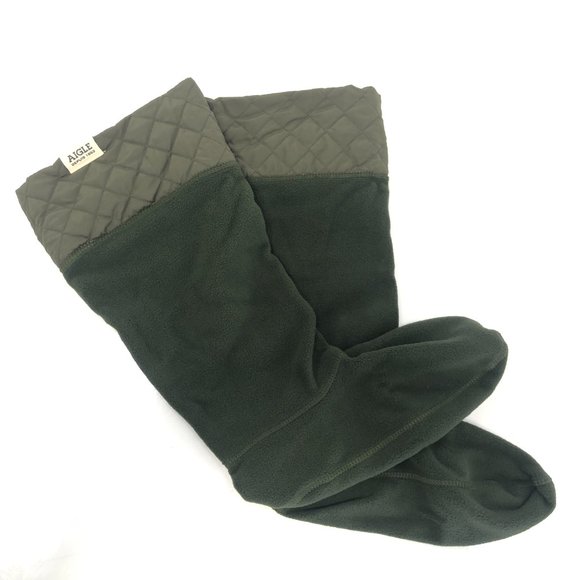 Nwt Aigle Polar Fleece Boot Socks 